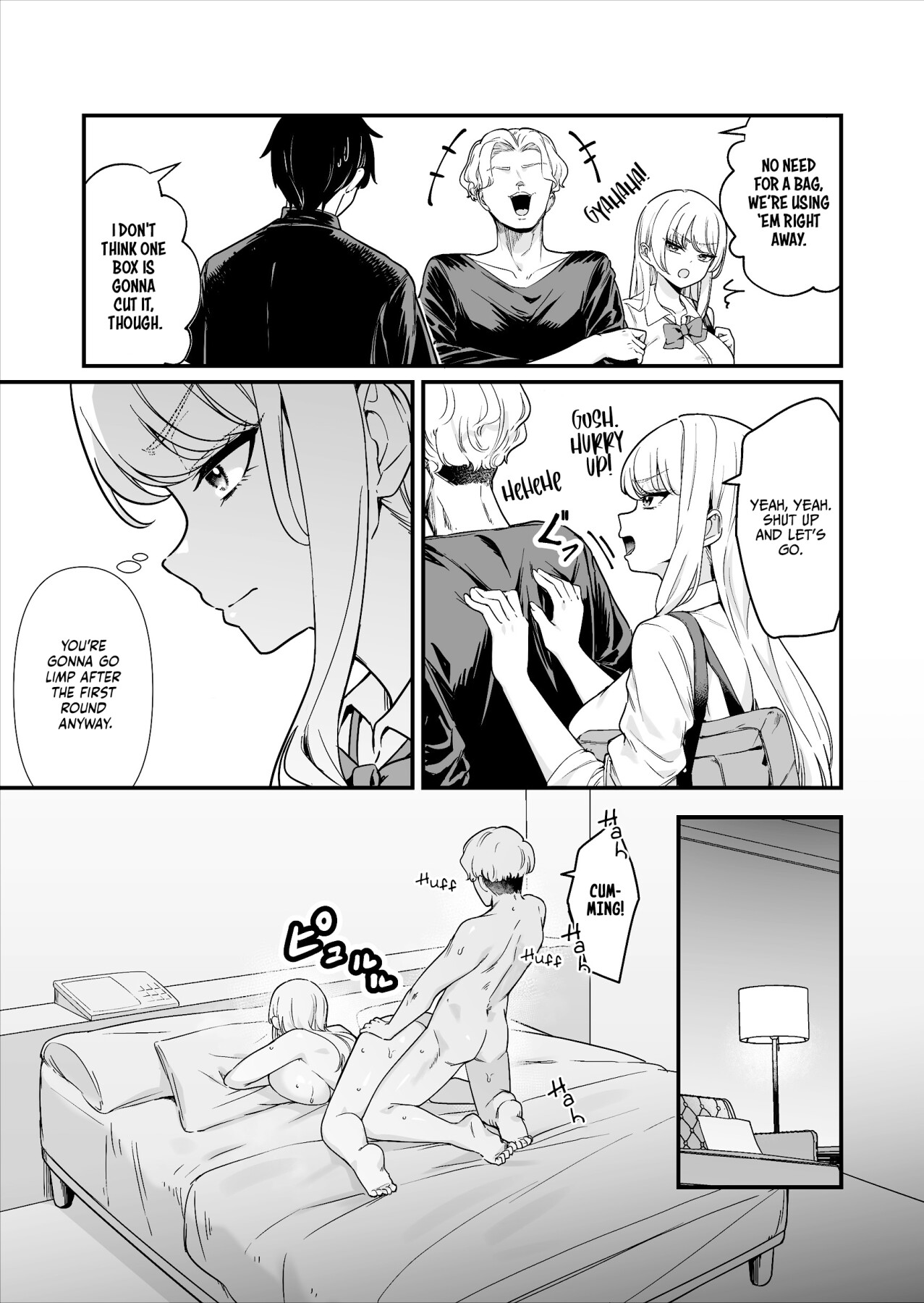 Hentai Manga Comic-I Had Wild Sex with a Taken Busty Gyaru Part-Timer!-Read-34